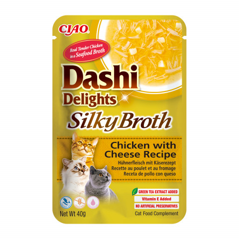 Inaba Dashi Delights Digestive kurczak, ser w bulionie adult 40 g