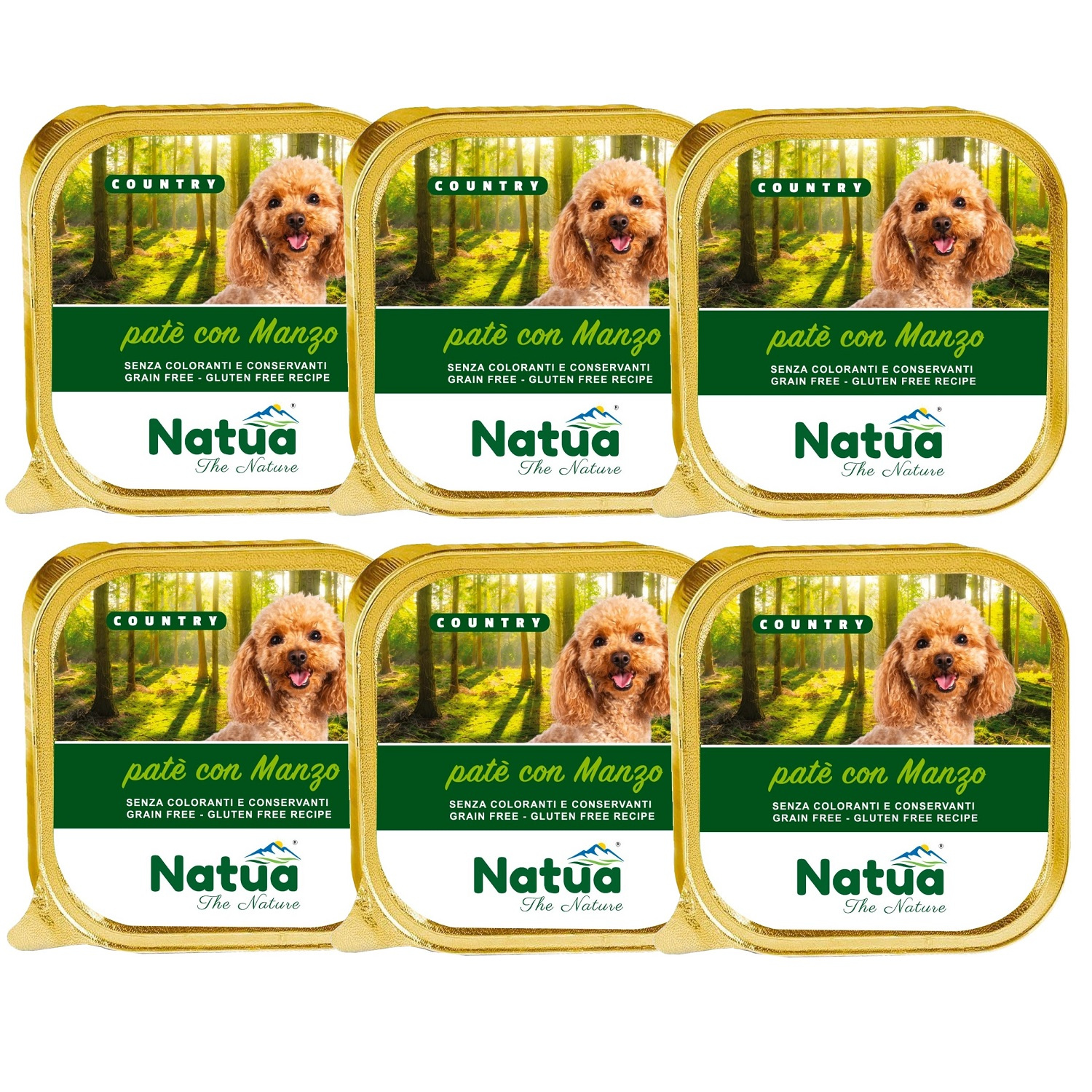 Natua Country wołowina 100 g × 6