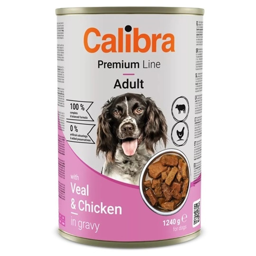 Calibra Premium cielęcina, kurczak adult 1,24 kg