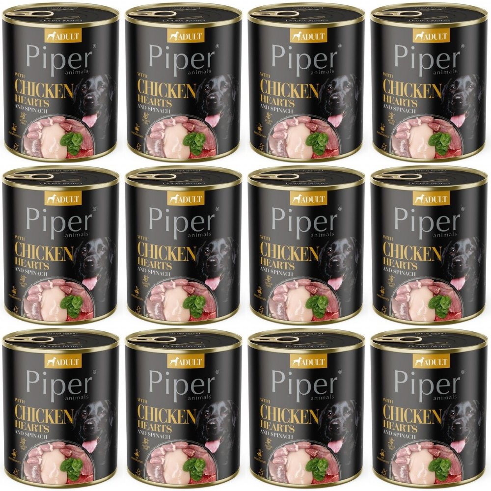 Dolina Noteci Piper kurczak z szpinakiem adult 800 g × 12