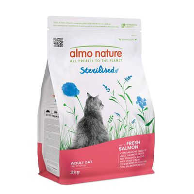 Almo Nature Functional Sterilised łosoś z ryżem adult 2 kg