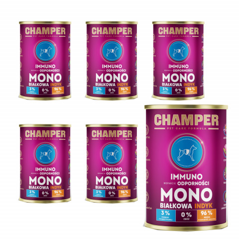 Champer Immuno indyk 400 g × 6