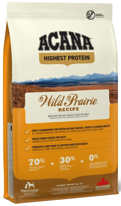 Acana Highest Protein indyk, kurczak 11,4 kg