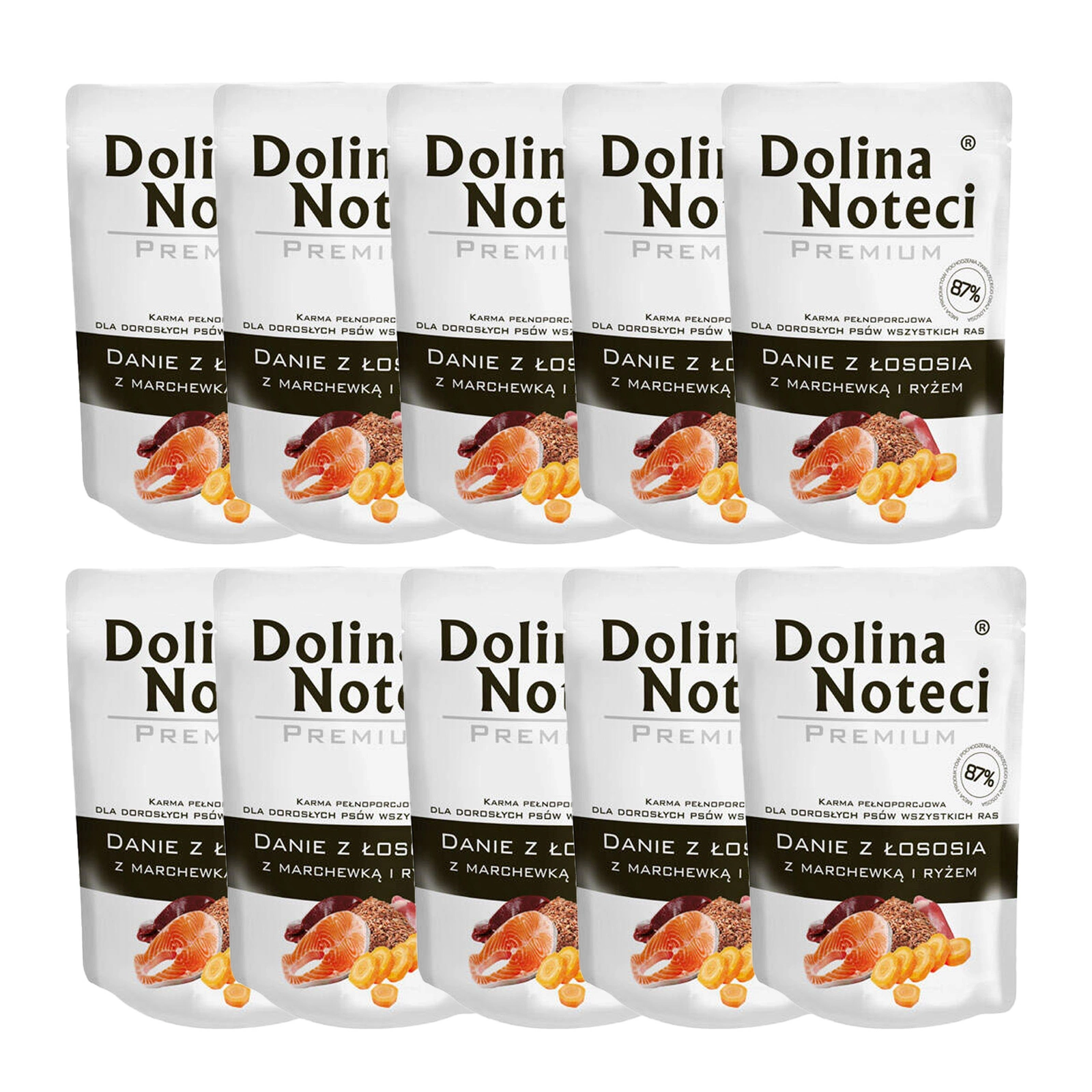 Dolina Noteci Premium łosoś adult 300 g × 10