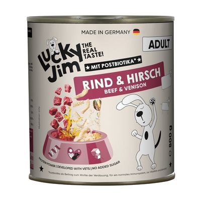 Lucky Jim wołowina, dziczyzna adult 800 g × 6