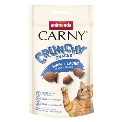 Animonda Carny kurczak, łosoś kawałki adult 50 g × 10
