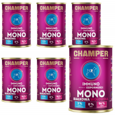 Champer Immuno wołowina 400 g × 6