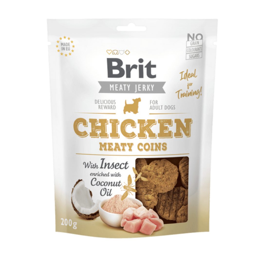 Brit Jerky Snack kurczak, owady 200 g