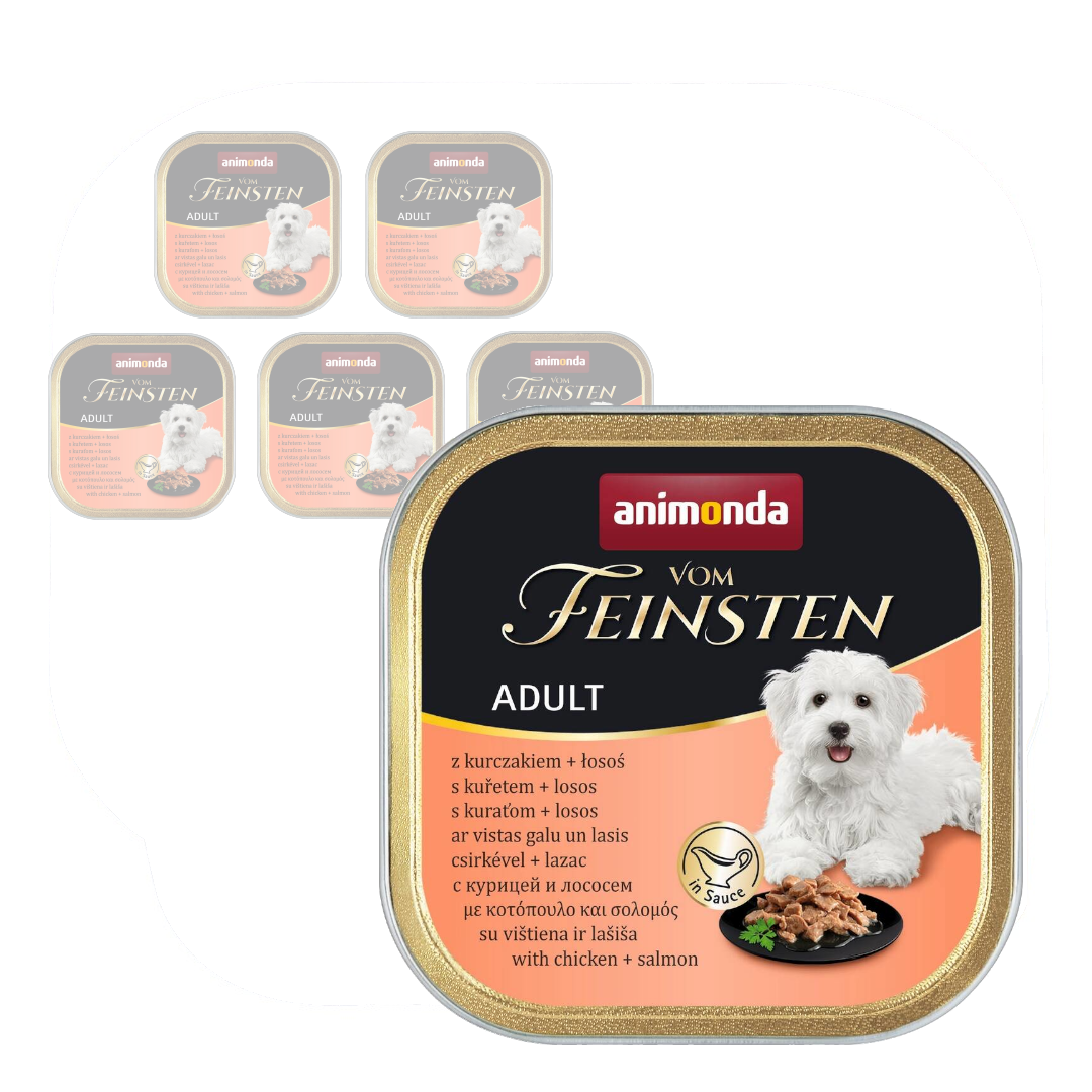 Animonda Vom Feinsten kurczak, łosoś adult 150 g × 6
