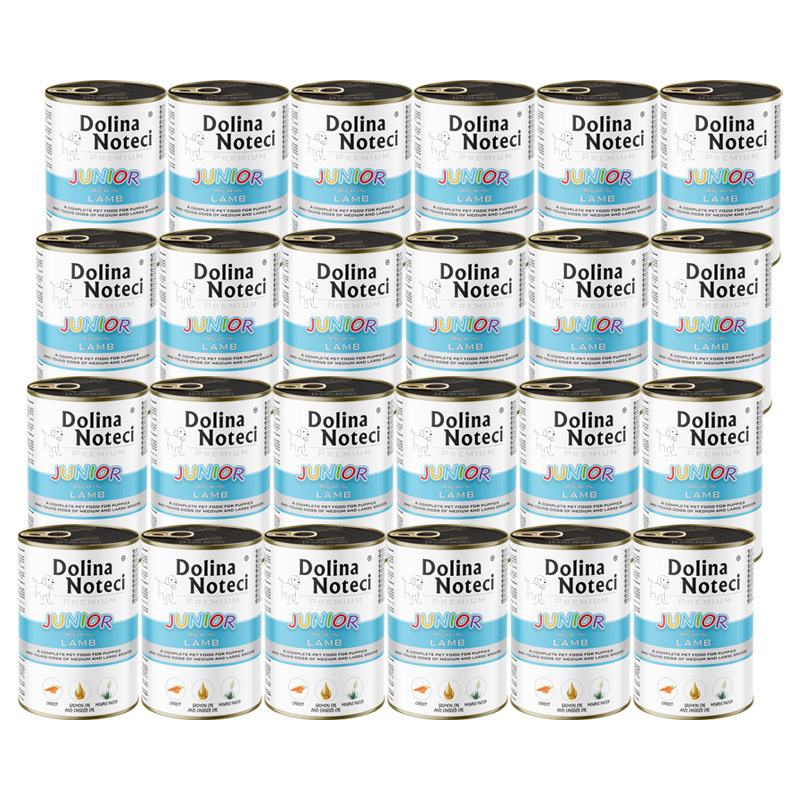 Dolina Noteci Premium jagnięcina junior 400 g × 24