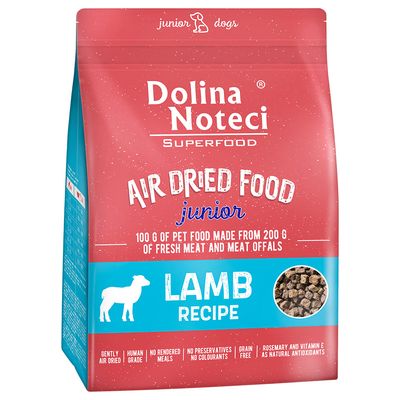 Dolina Noteci Superfood jagnięcina junior 1 kg × 2