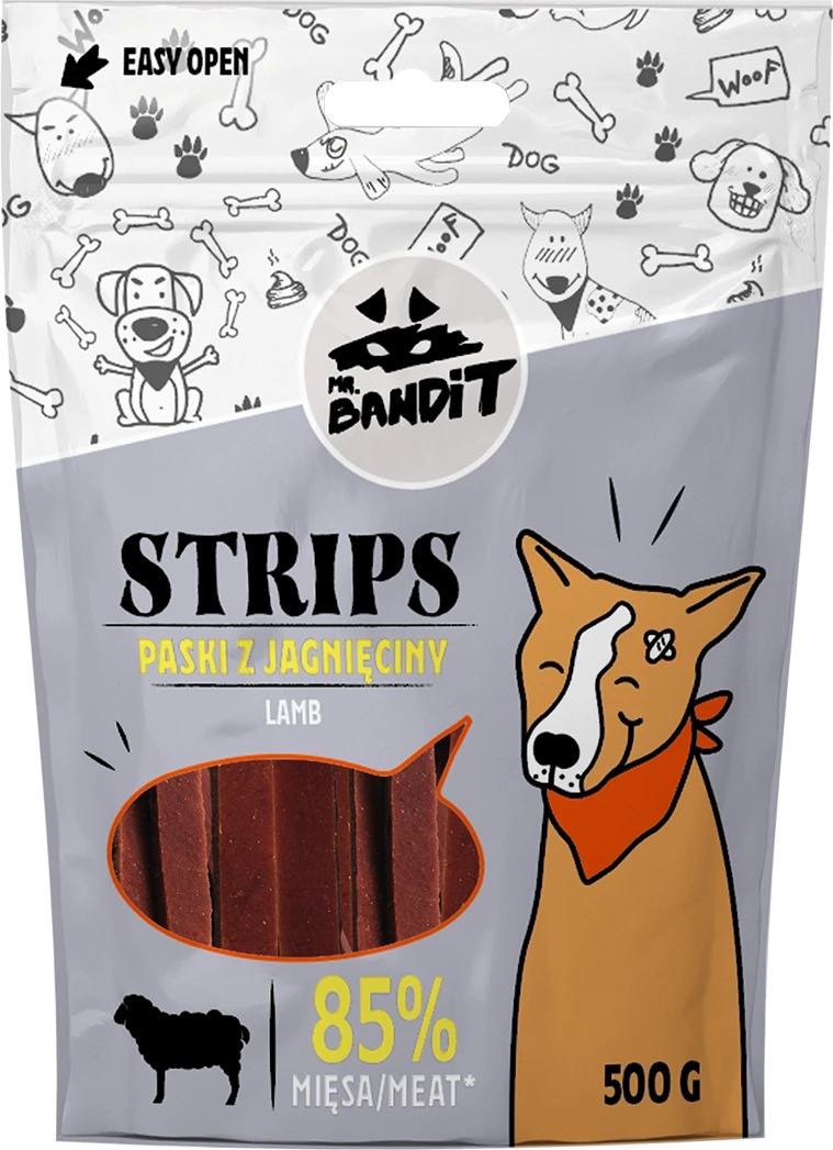 Mr. Bandit Strips jagnięcina 500 g