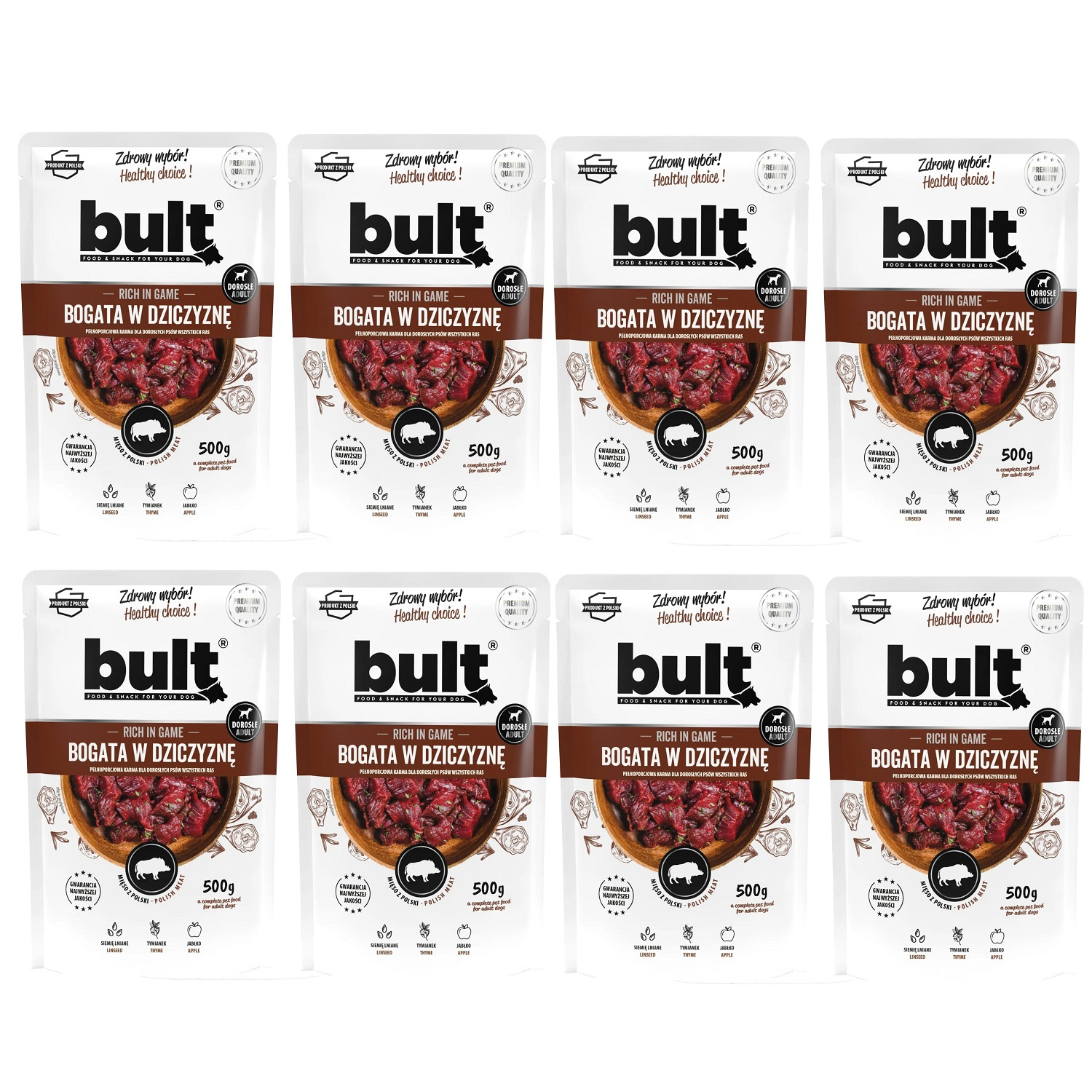 Bult dziczyzna 500 g × 8