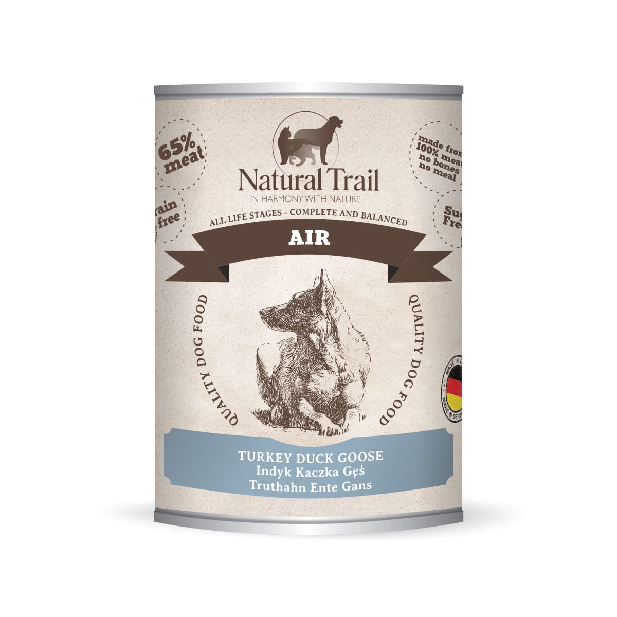 Natural Trail Air gęś, indyk, kaczka 800 g