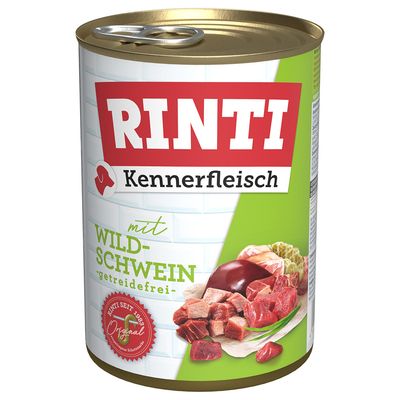 Rinti Kennerfleisch dzik adult 400 g × 24
