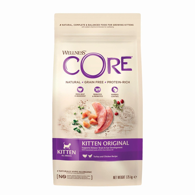 Wellness CORE indyk, kurczak kitten 1,75 kg
