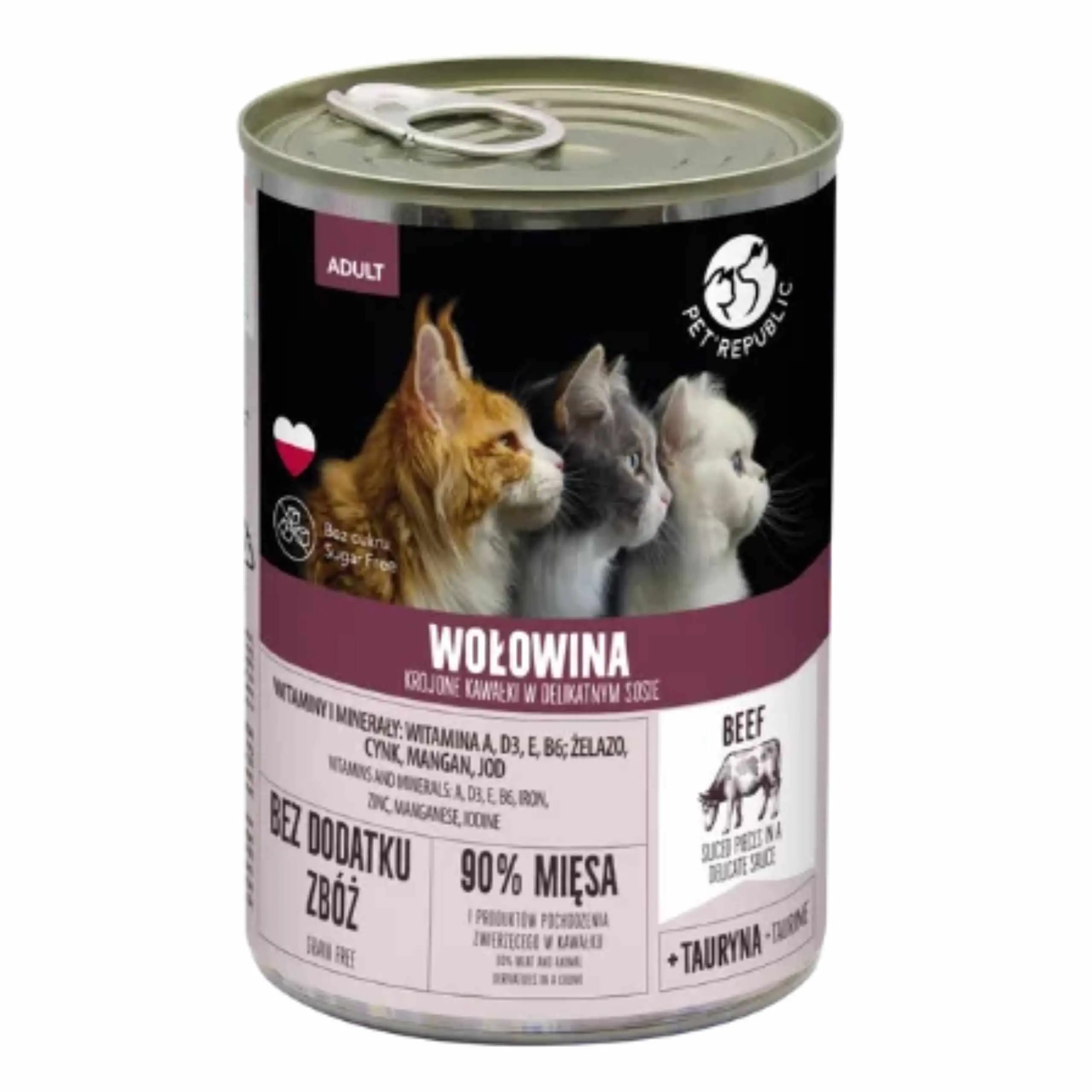 Pet Republic wołowina kawałki adult 400 g