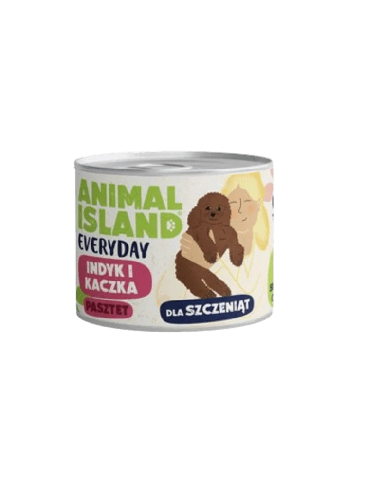 Animal Island Everyday indyk, kaczka puppy 185 g