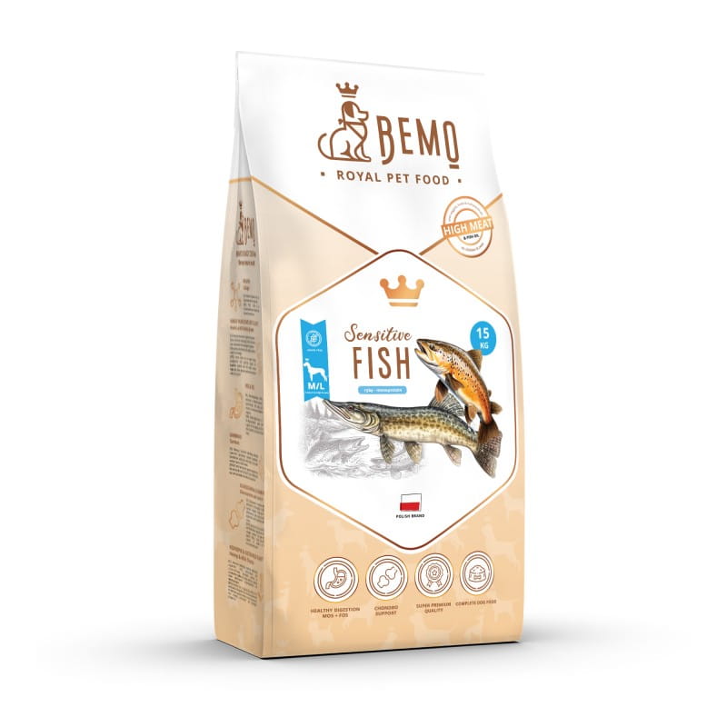 Bemo Sensitive Fish pstrąg, sandacz, szczupak adult średnie rasy, duże rasy 15 kg