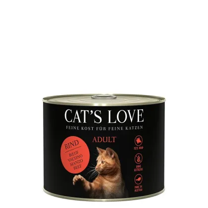 CAT'S LOVE wołowina w galaretce adult 200 g