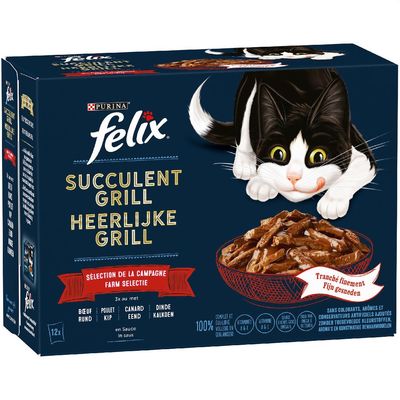Purina Felix mix smaków w sosie adult 80 g × 12