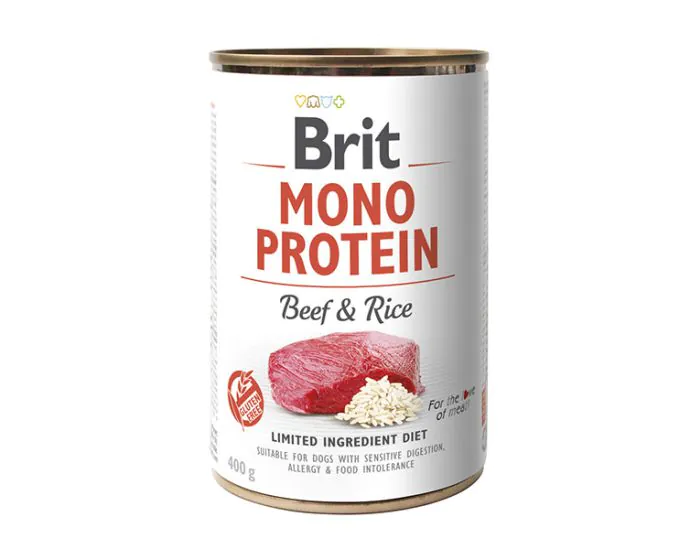 Brit Mono Protein wołowina z ryżem 400 g