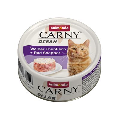 Animonda Carny Ocean lucjan czerwony, tuńczyk w bulionie 80 g × 12