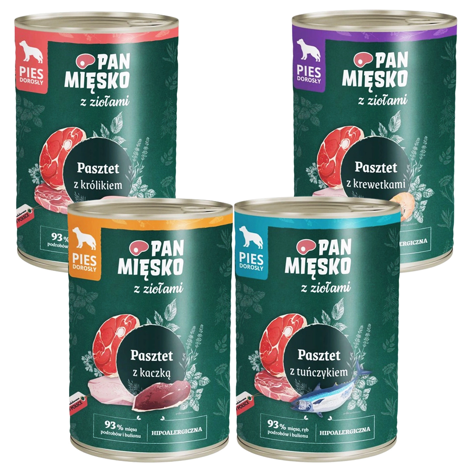 Pan Mięsko z ziołami 400 g × 4