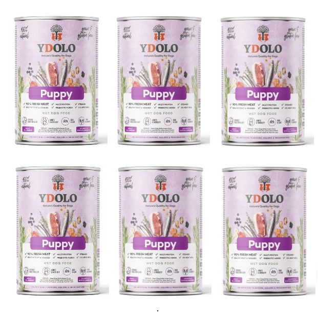 Ydolo ryby, wieprzowina puppy 400 g × 6