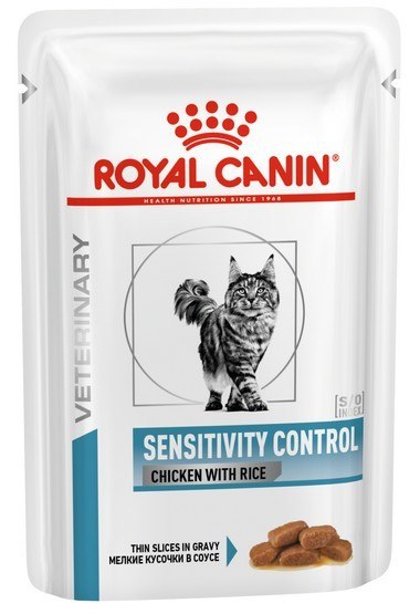 Royal Canin Veterinary Diet Sensitive kurczak z ryżem w sosie adult 85 g