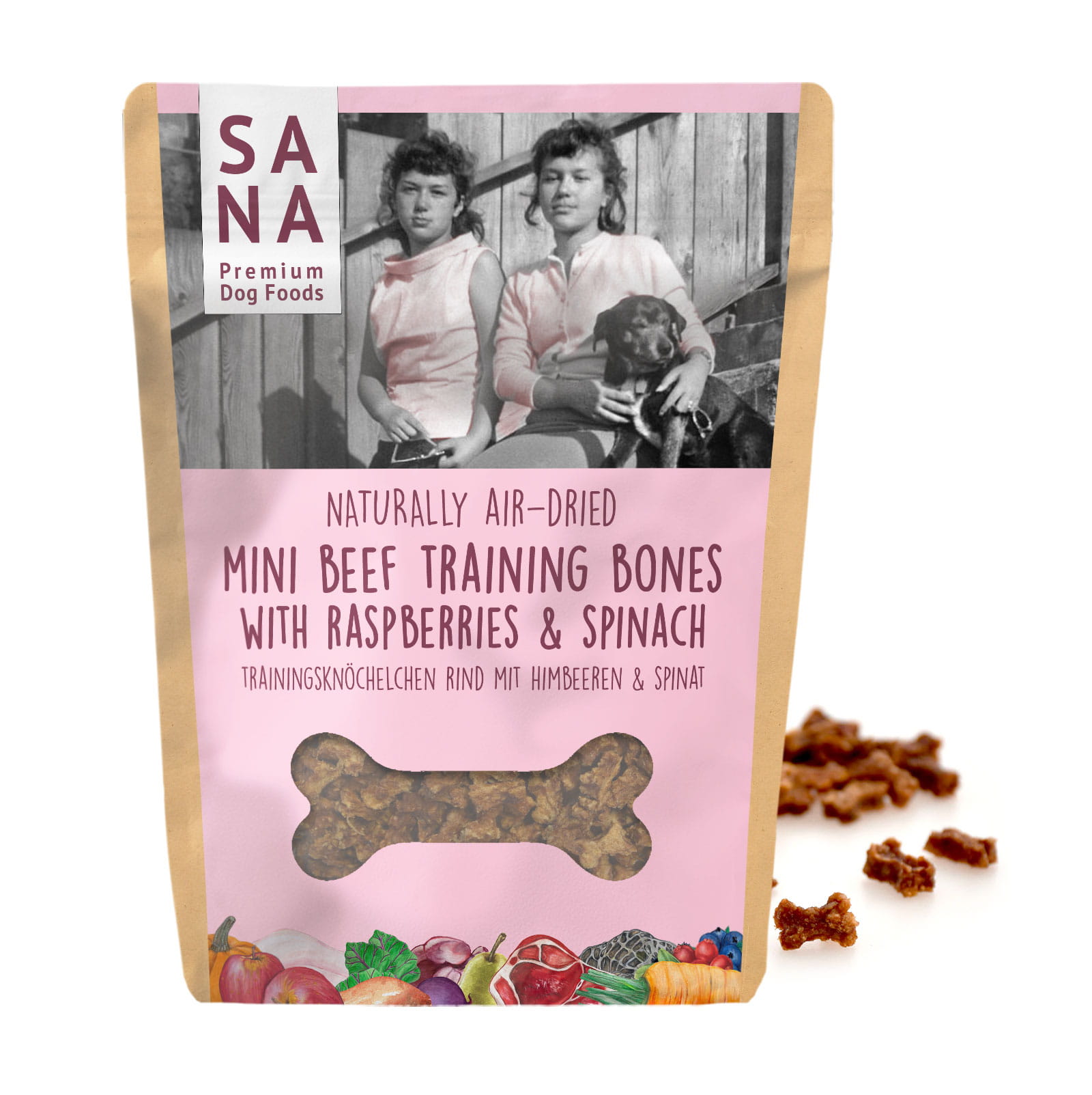 Sanadog Mini Bones wołowina małe rasy 100 g