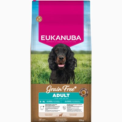 Eukanuba Grain Free dziczyzna adult 12 kg × 2