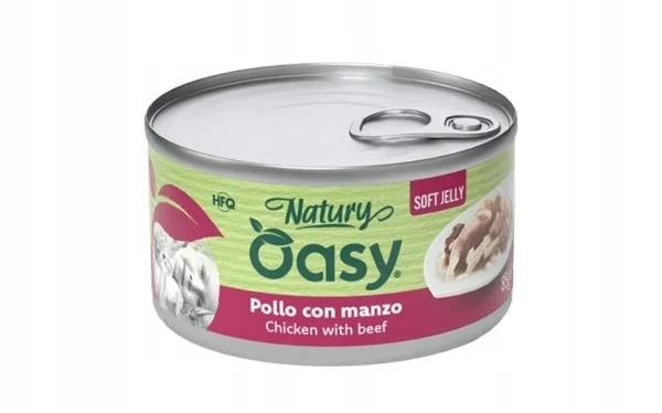 Oasy Natury kurczak, wołowina w galaretce adult 150 g