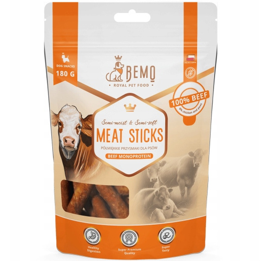 Bemo Meat Sticks wołowina 180 g