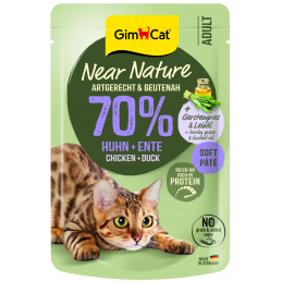 GimCat Near Nature Hairball kurczak, kaczka pasztet adult 85 g