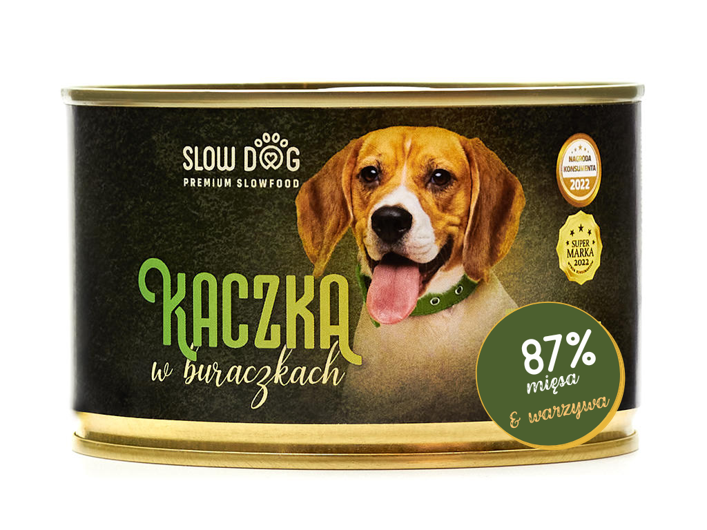 Slow Dog kaczka z burakiem 410 g × 6