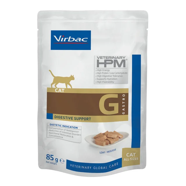Virbac Veterinary HPM Digestive pasztet 85 g × 12