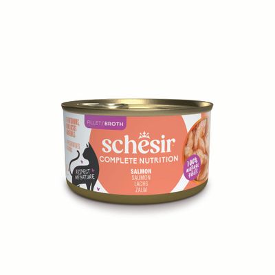 Schesir Complete Nutrition łosoś w bulionie adult 85 g × 6