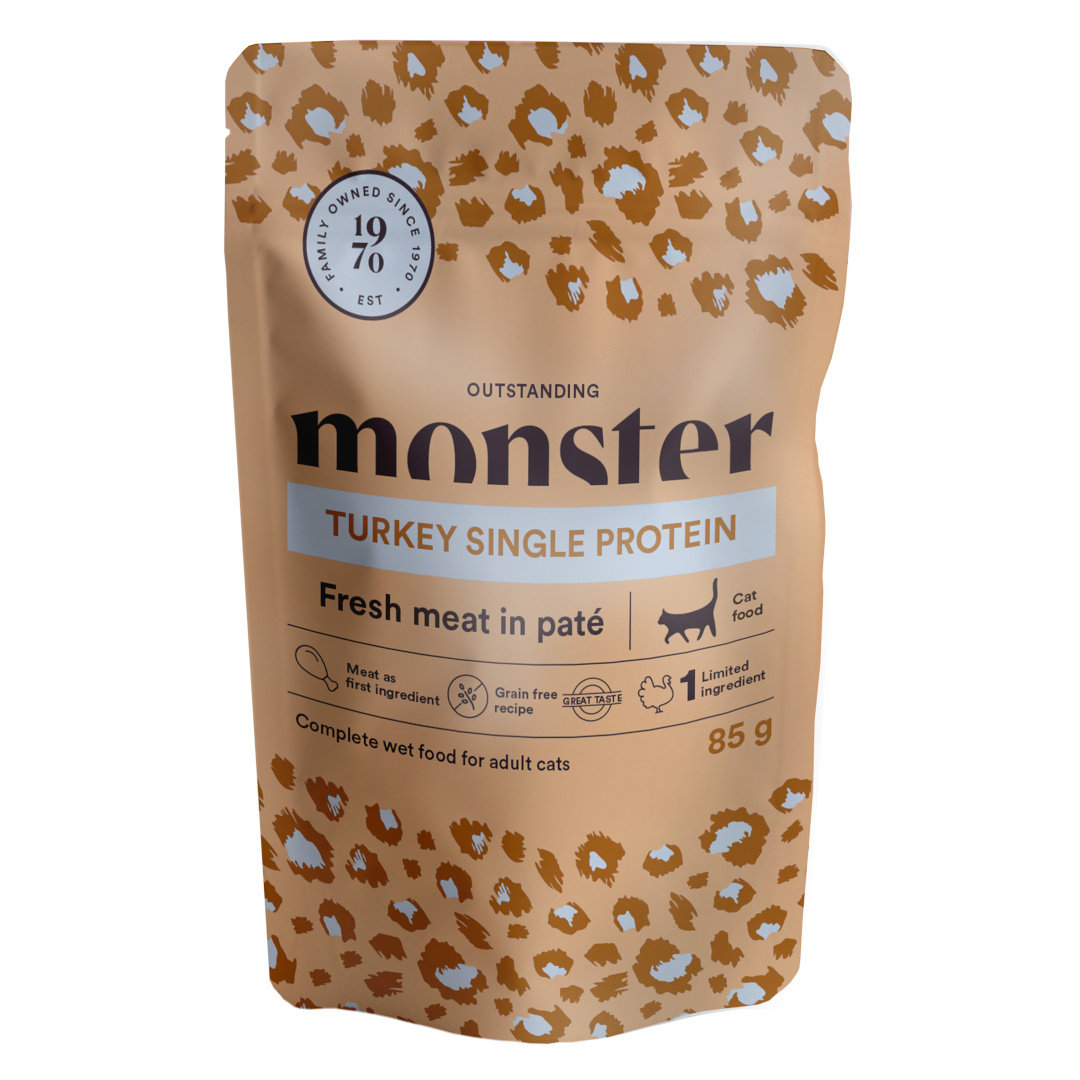 Monster indyk w bulionie adult 85 g