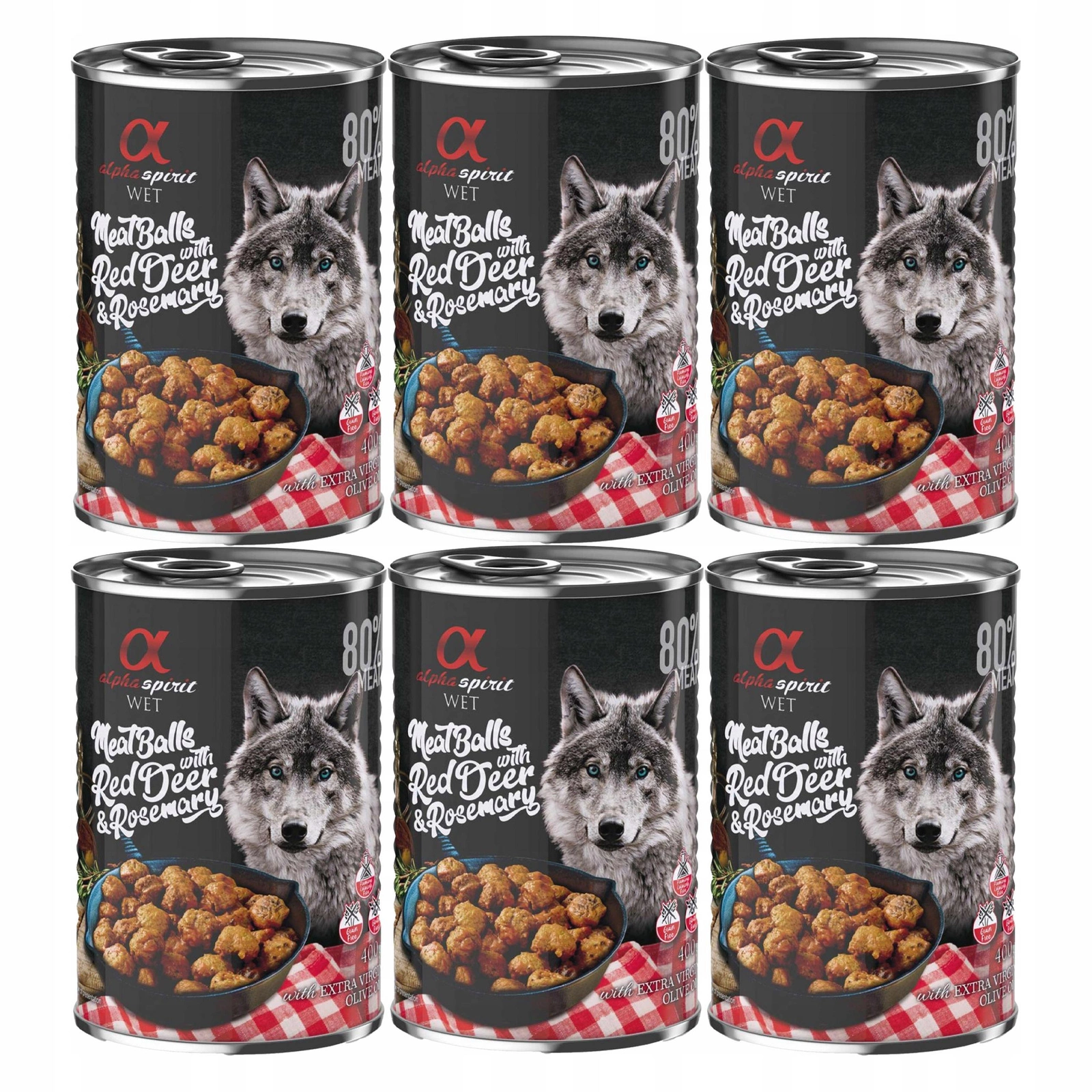 Primal Spirit jeleń 400 g × 6