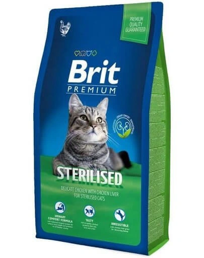Brit Premium Sterilised drób adult 8 kg