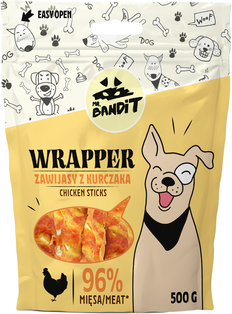 Mr. Bandit Wrapper zawijasy z kurczakiem 500 g