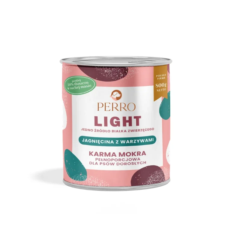 Perro Light jagnięcina adult 800 g × 6