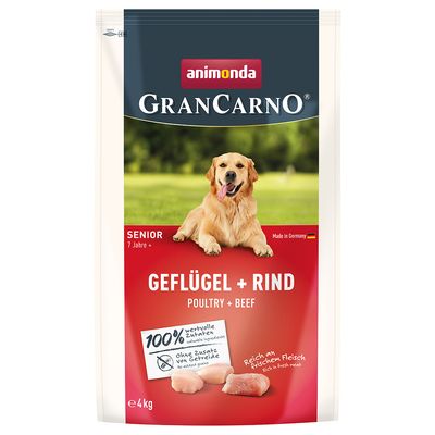 Animonda GranCarno drób, wołowina senior 4 kg