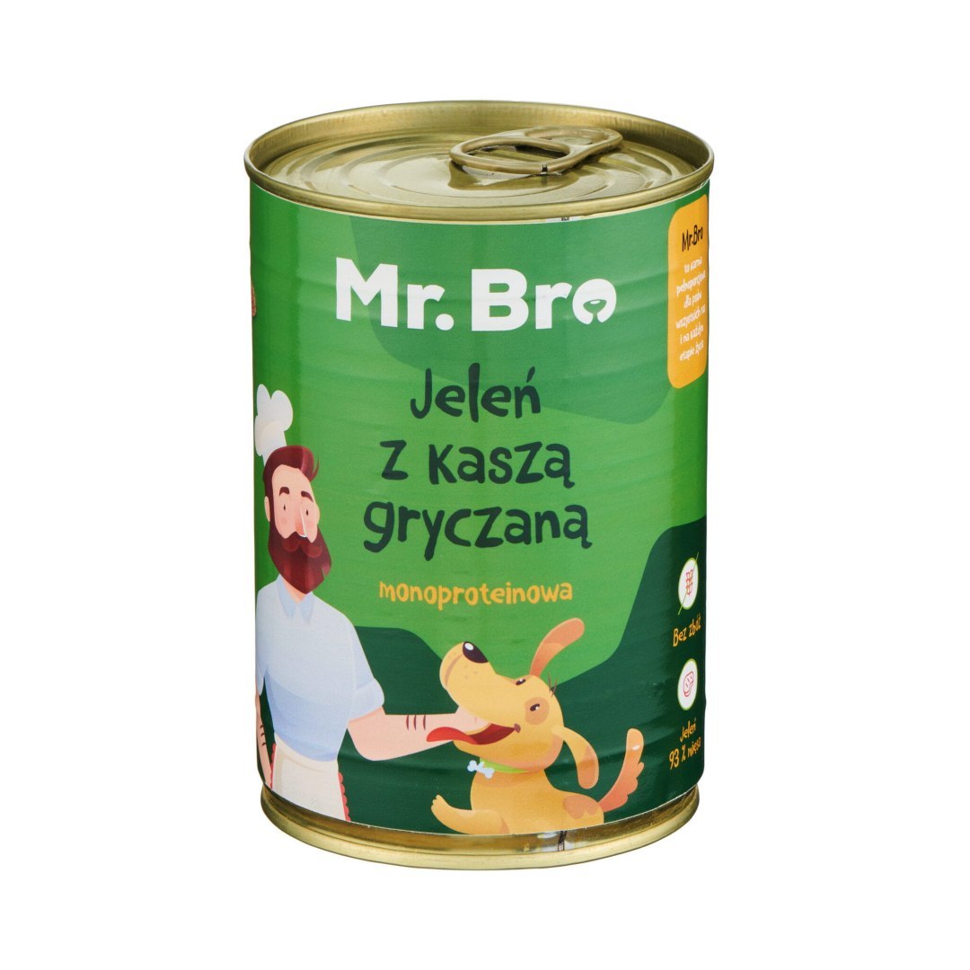 Mr. Bro Monoprotein jeleń 400 g