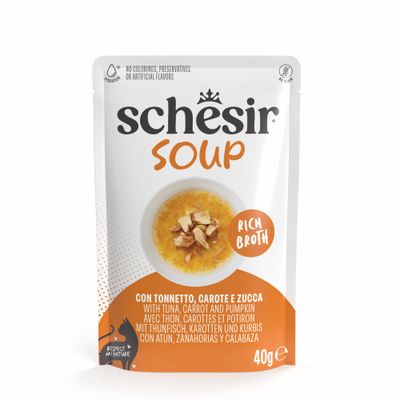 Schesir Soup tuńczyk z dynią w bulionie adult 40 g × 12