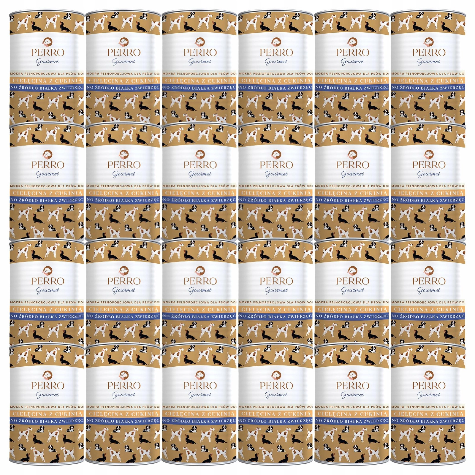 Perro Gourmet cielęcina adult 400 g × 24