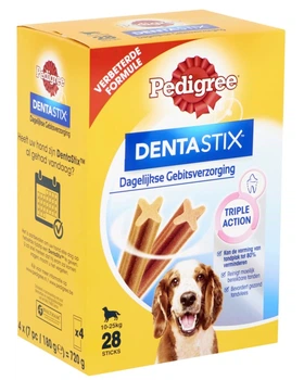 Pedigree Dentastix średnie rasy 180 g × 4