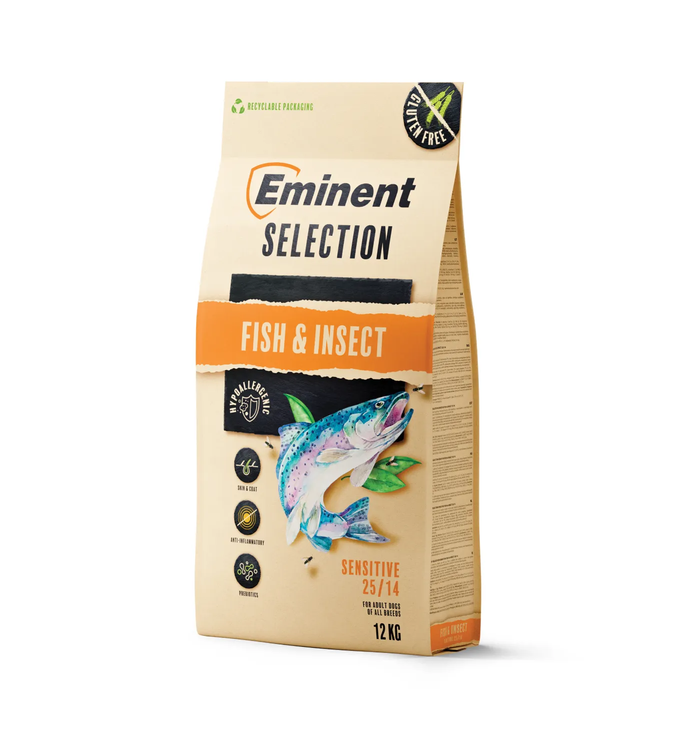 Eminent SELECTION SENSITIVE ryba, owady adult 12 kg