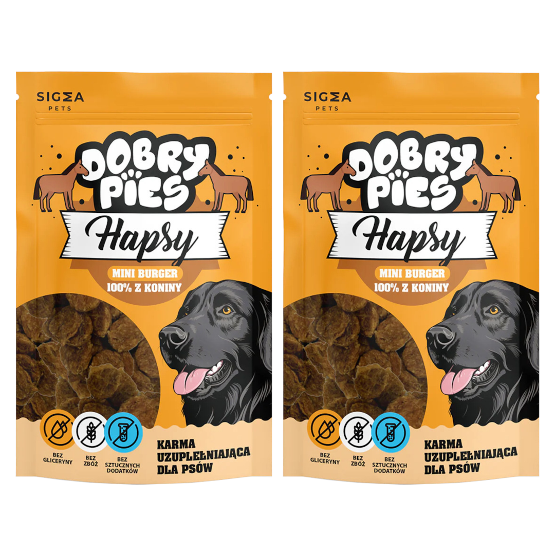 Dobry Pies Hapsy konina adult 100 g × 2